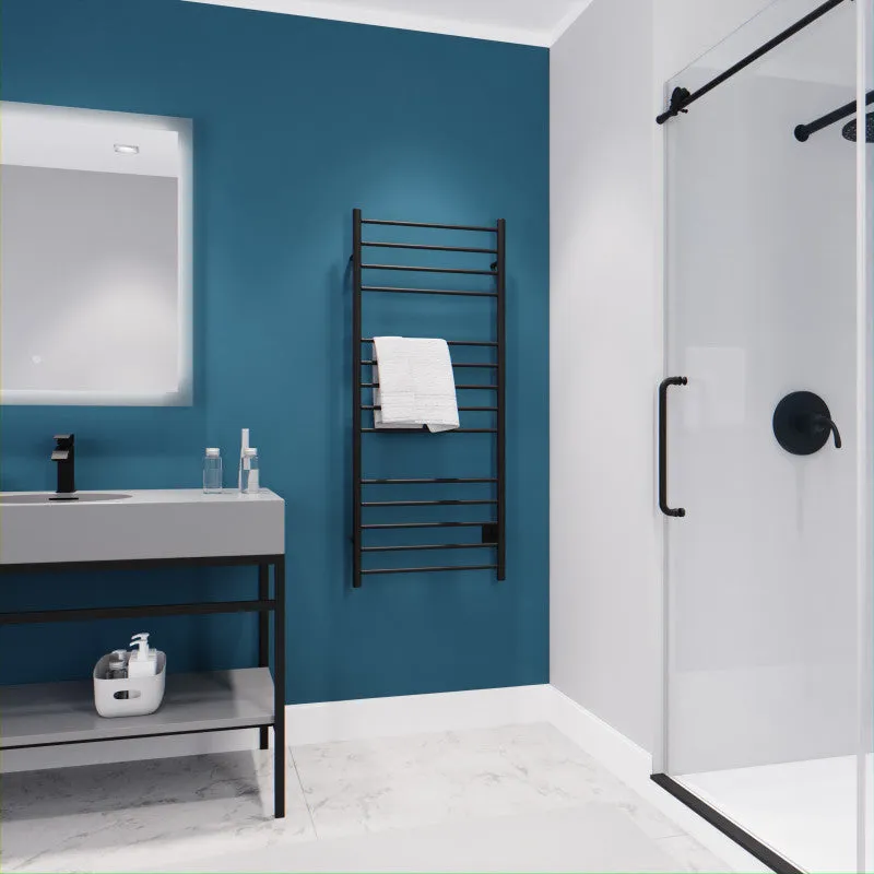 ANZZI Elgon 14-Bar Stainless Steel Wall Mounted Towel Warmer Rack