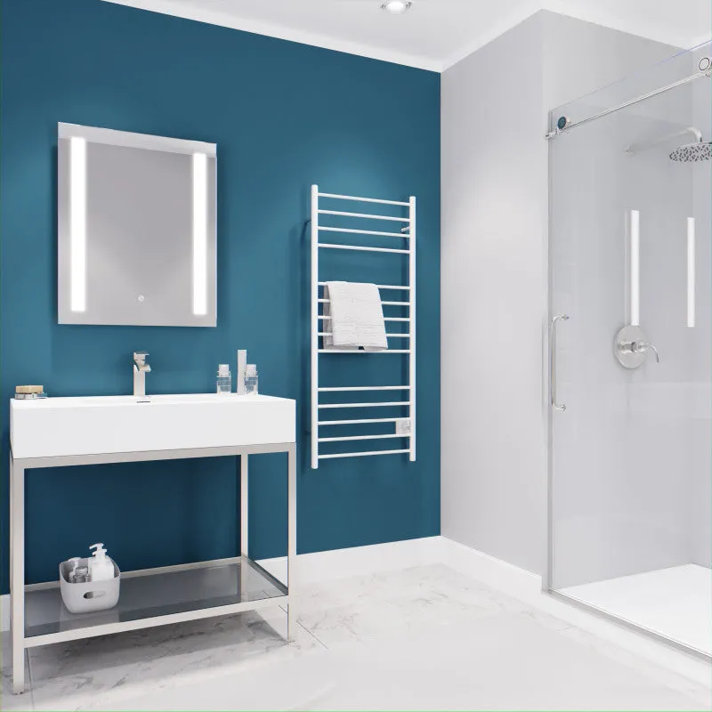 ANZZI Elgon 14-Bar Stainless Steel Wall Mounted Towel Warmer Rack