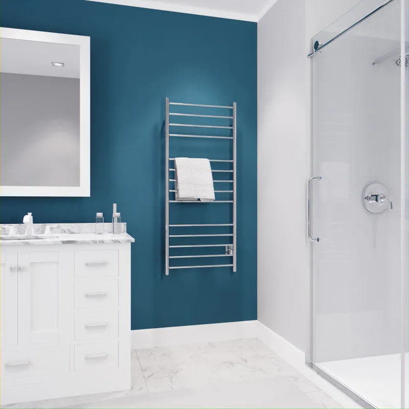 ANZZI Elgon 14-Bar Stainless Steel Wall Mounted Towel Warmer Rack