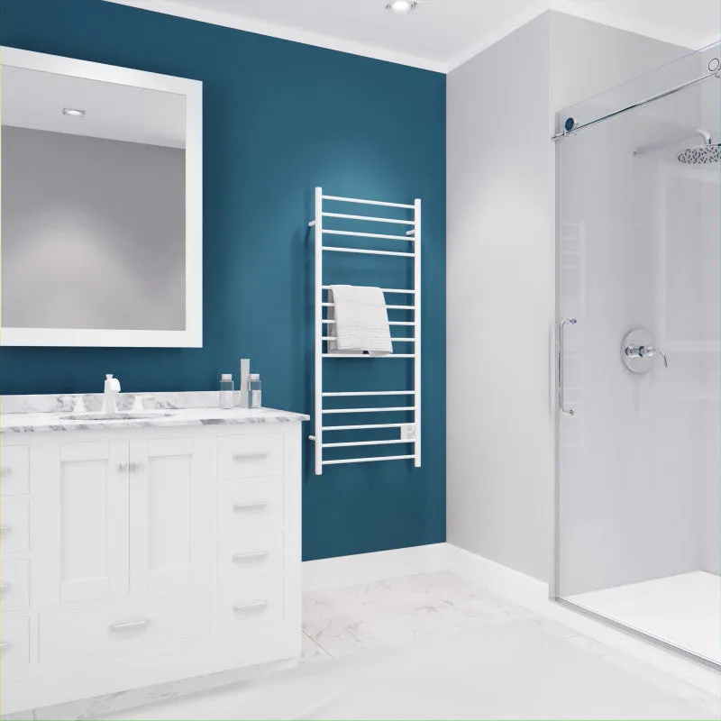 ANZZI Elgon 14-Bar Stainless Steel Wall Mounted Towel Warmer Rack