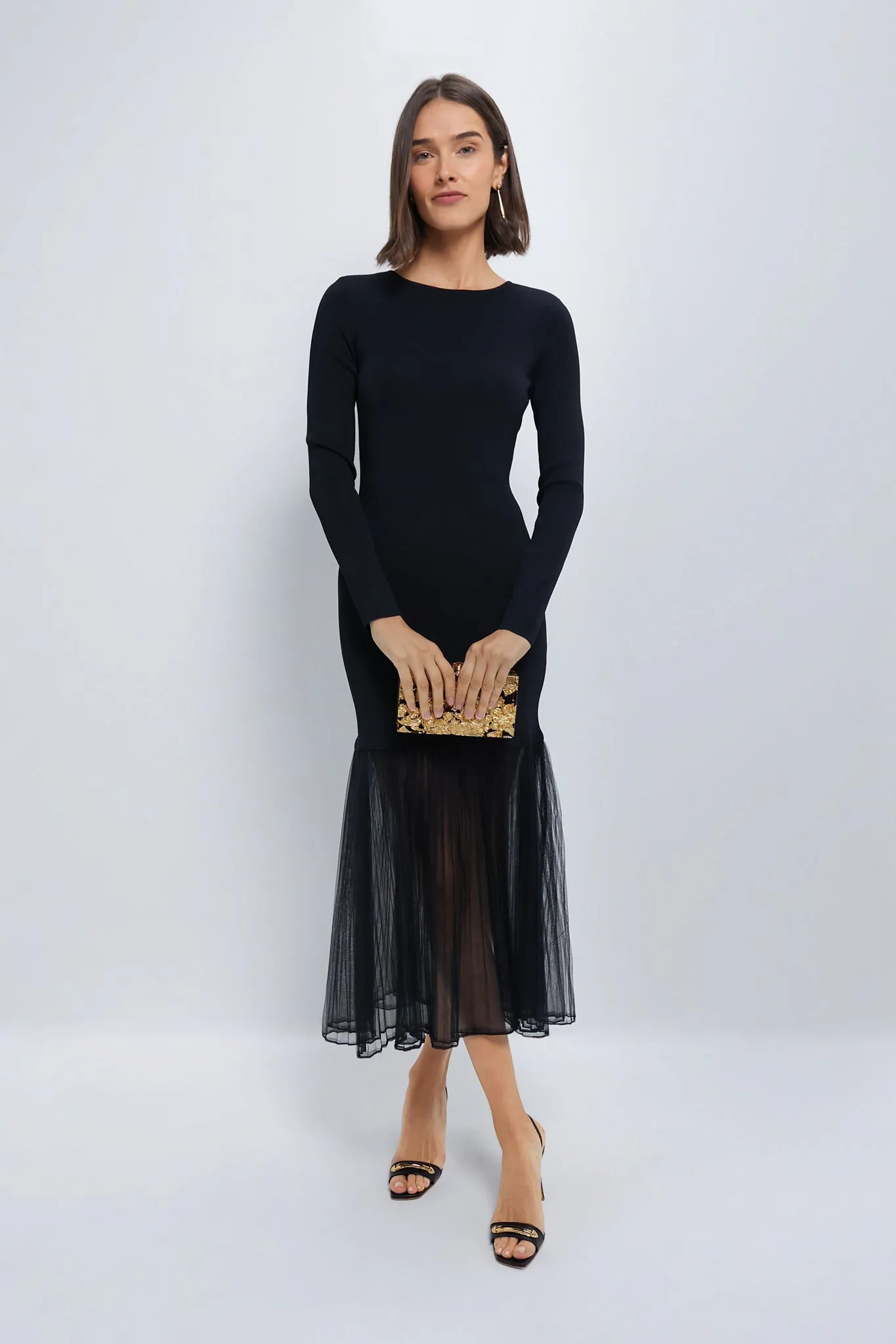 Black Knit Gwendolyn Maxi Dress