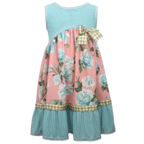 BONNIE BABY - Baby - Sleeveless Knit Printed Dress With Panty