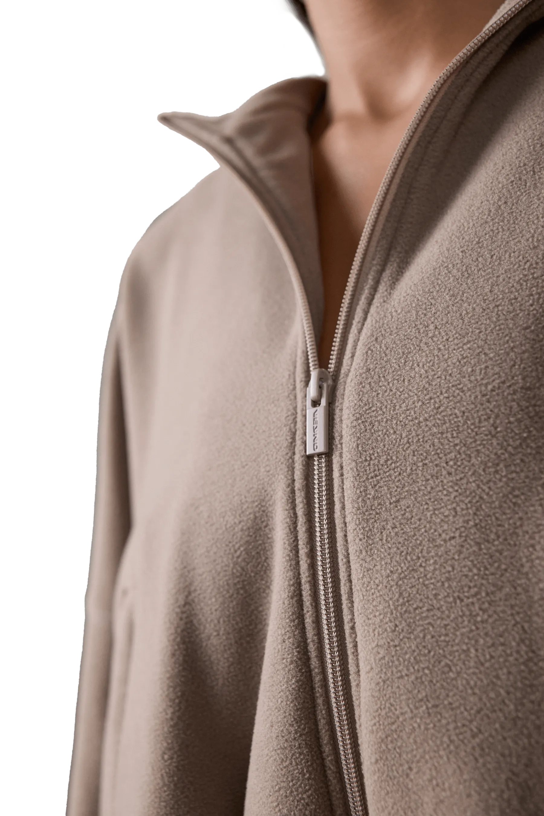 BOXY BOMBER JACKET - Tan