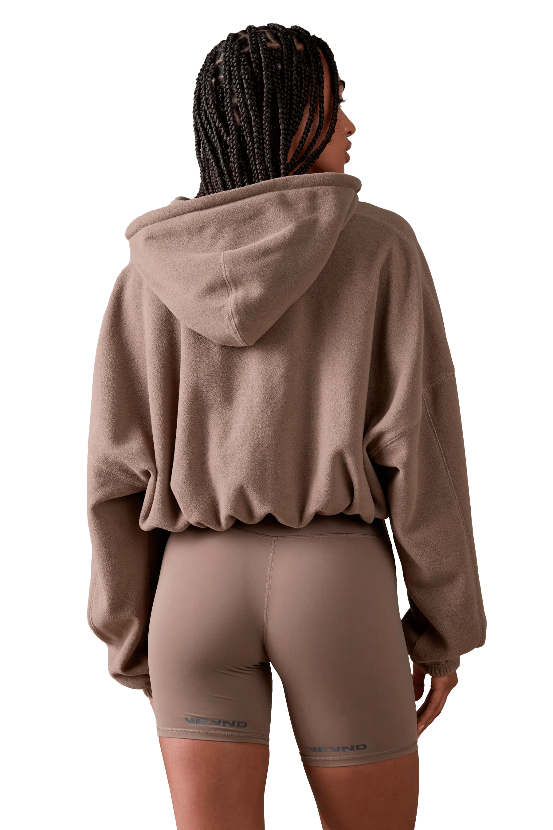 BOXY BOMBER JACKET - Tan