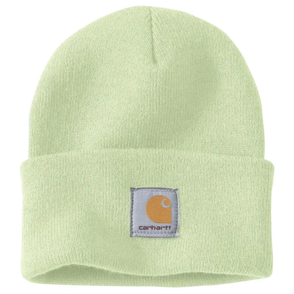 'Carhartt' Acrylic Knit Cuffed Beanie - Hint of Lime