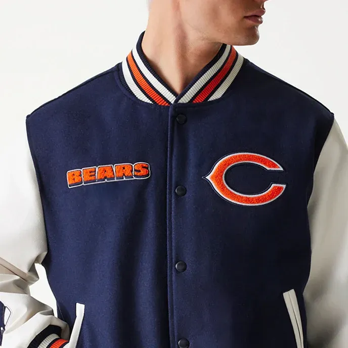 Chicago Bears NFL Navy Varsity Jacket