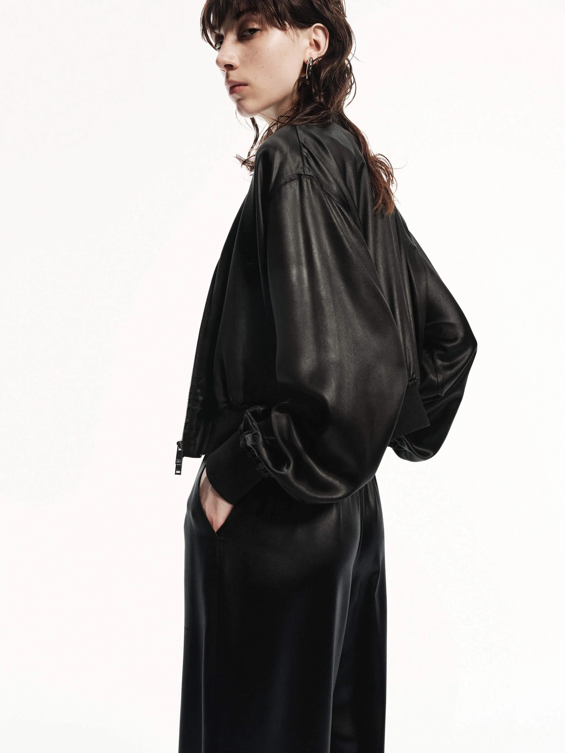 Cropped Baseball Jacket