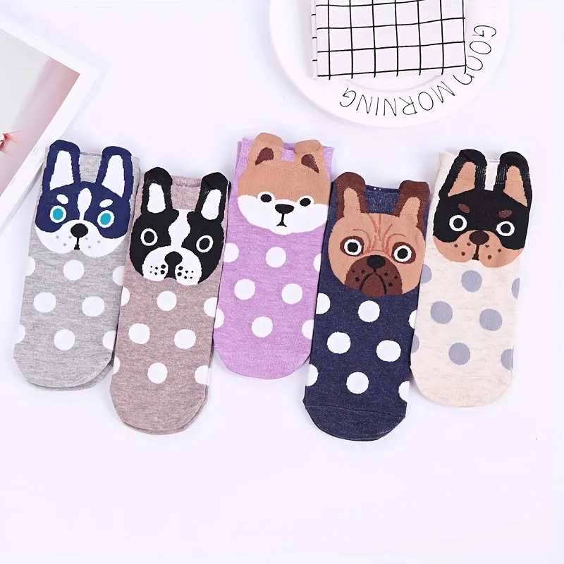 Cute Cartoon Cat Ankle Socks for Girls Teens  SpringSummer Essential
