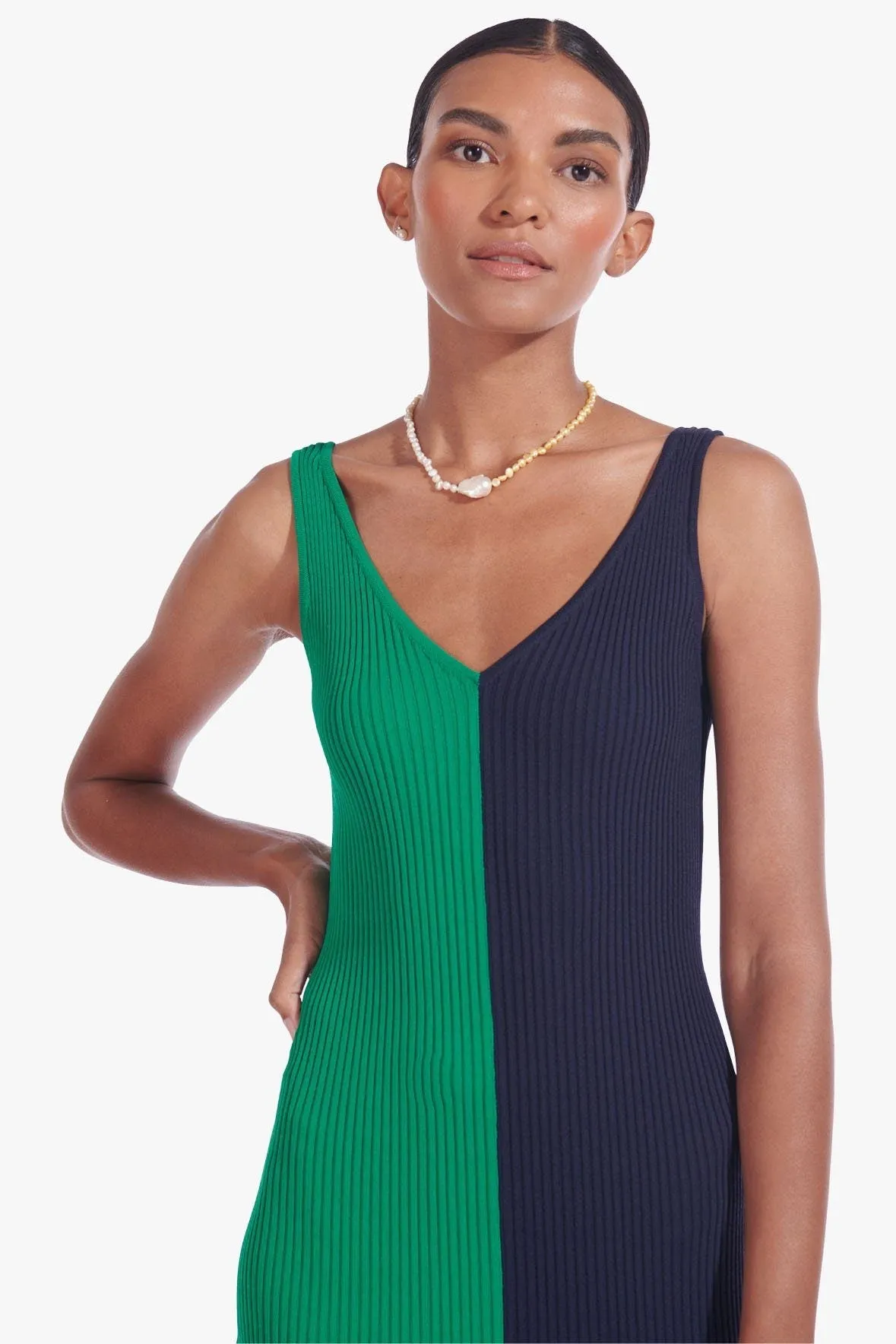 DANA DRESS | CLOVER DEEP SEA