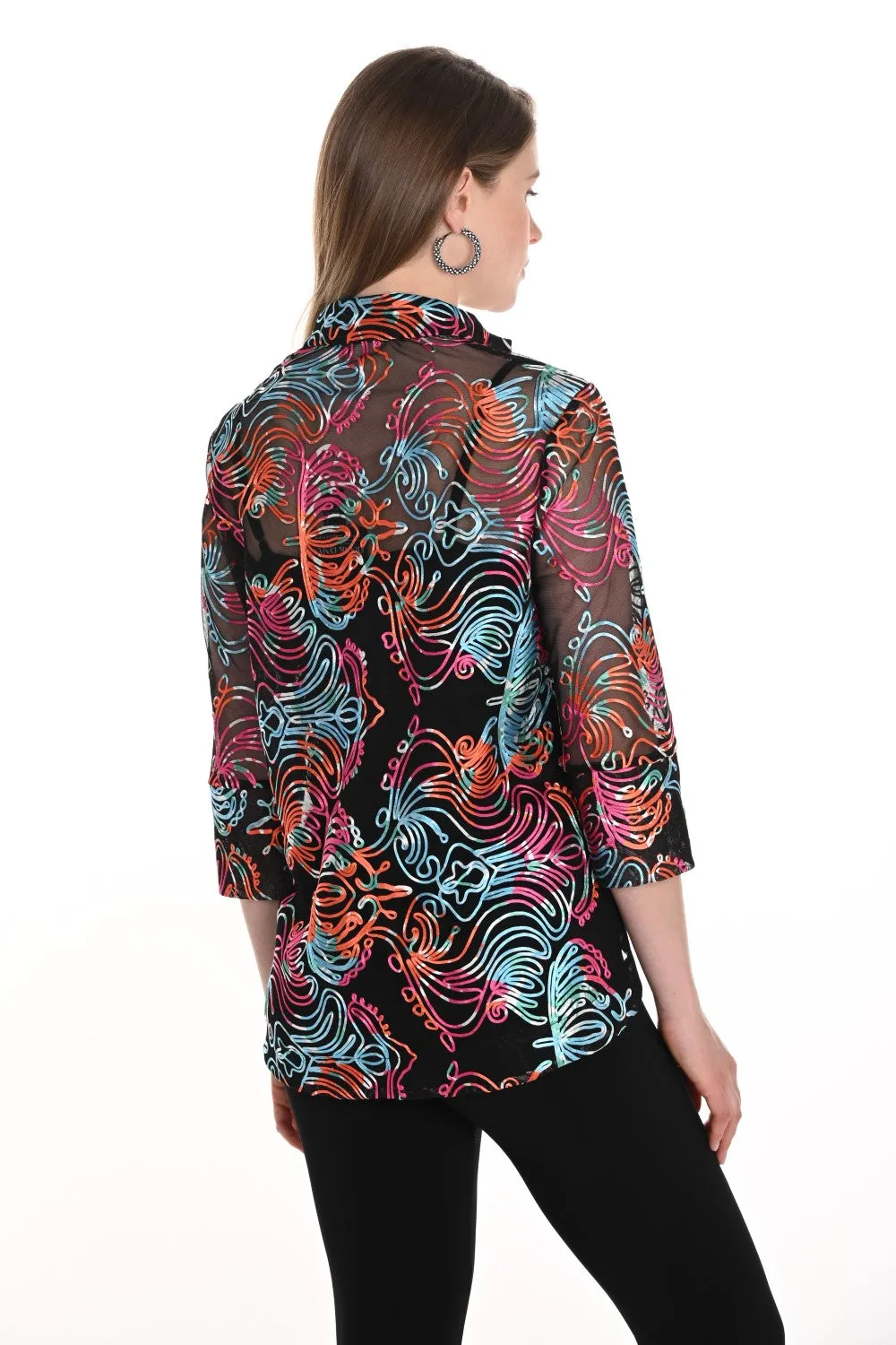 Frank Lyman Jacket 256278 Black/Multi
