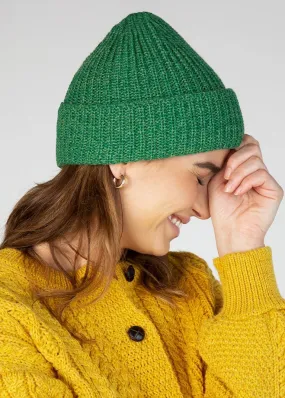 IrelandsEye Chunky Knit Hat | Green