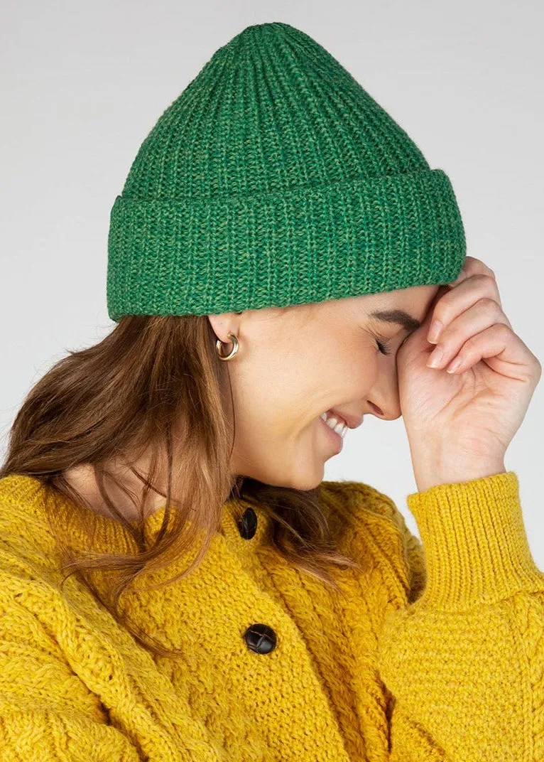 IrelandsEye Chunky Knit Hat | Green