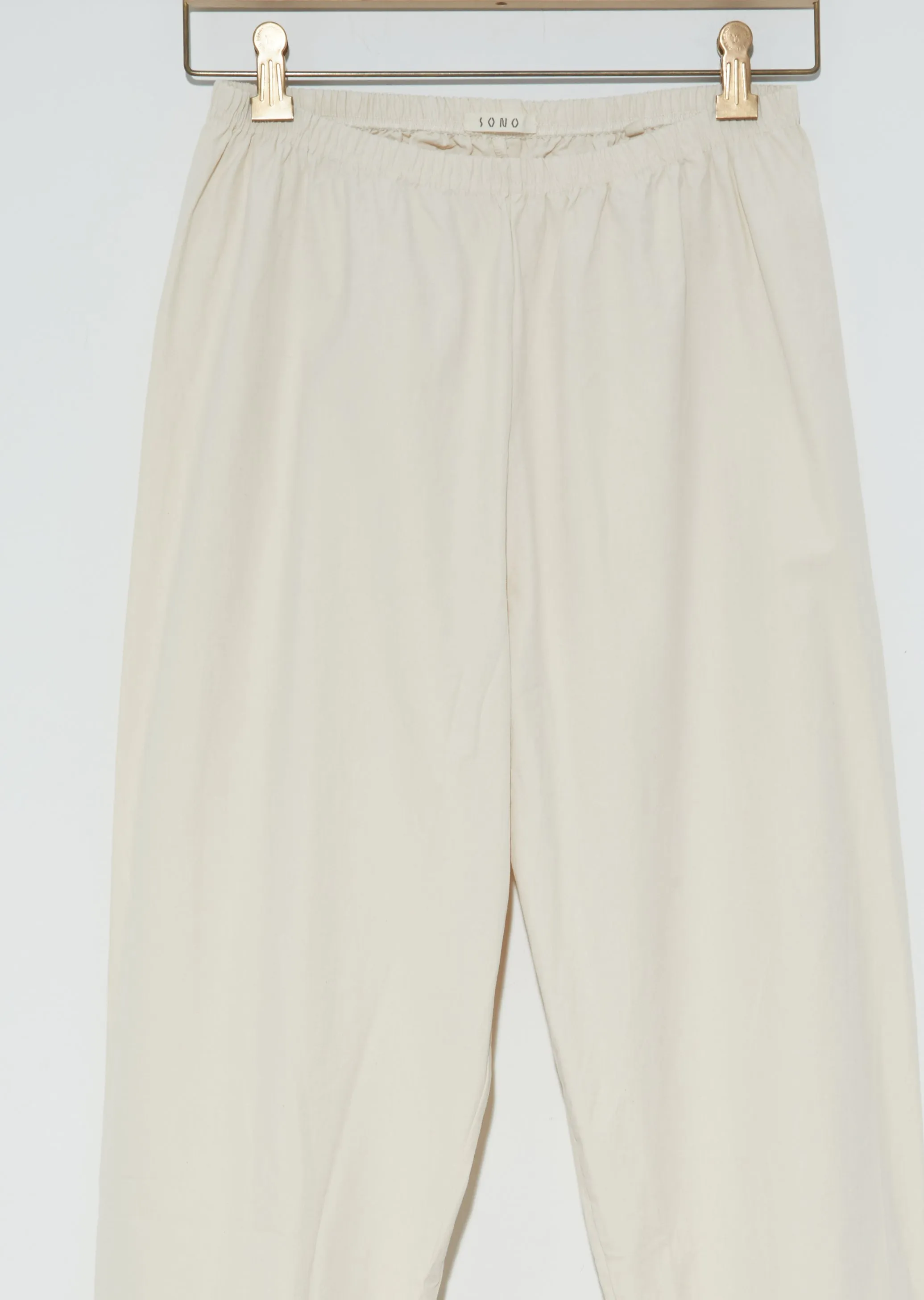 Jethro Organic Poplin Joggers — Natural