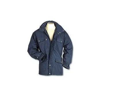 Men's M-65 Style Winter Coat Jacket Blue Mustard Green