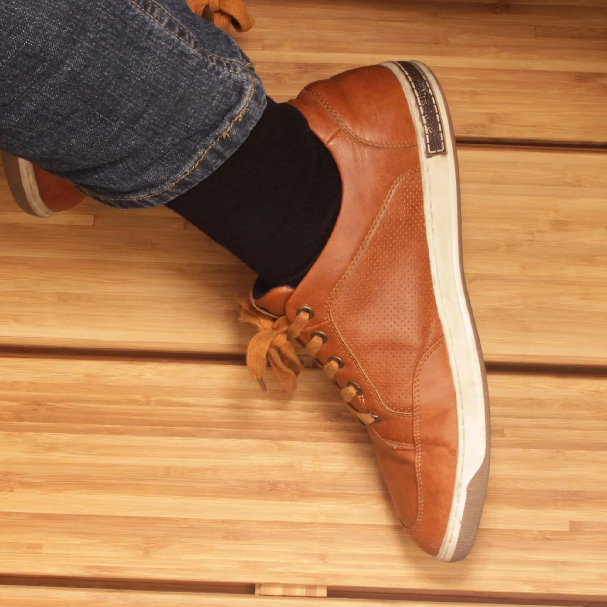 Men's Rayon from Bamboo Fiber Mid-Calf Socks - 4 Pair