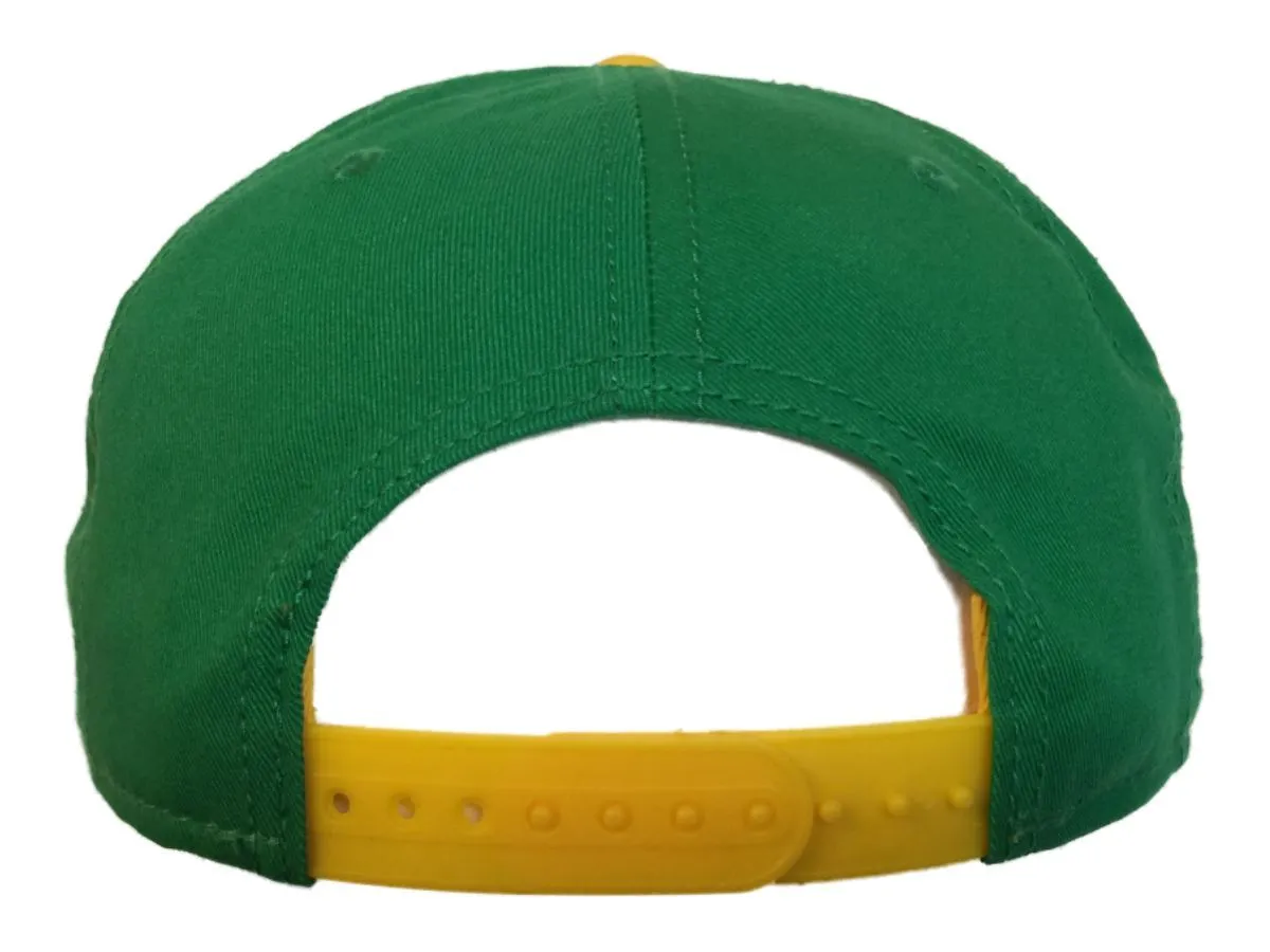 Minnesota North Stars Fanatics Green "Dispatch" Knit Snapback Flat Bill Hat Cap