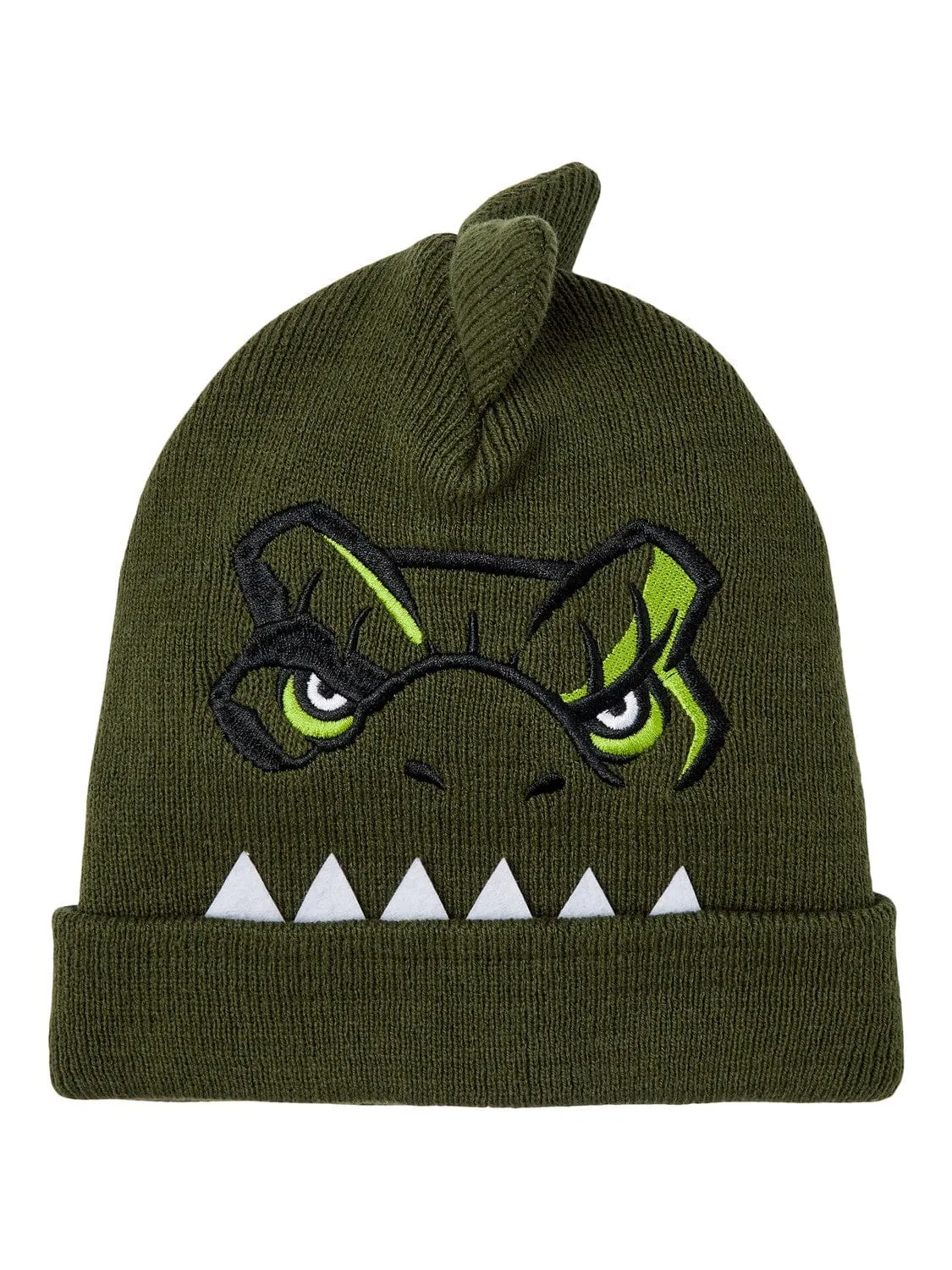 name it mini JOVANNI JURASSIC WORLD KNIT HAT - Rifle Green