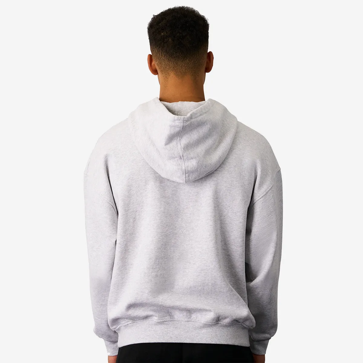 Organic Oversized Hoodie - Faded Black