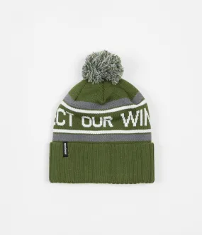 Patagonia Powder Town Beanie - POW / Glades Green