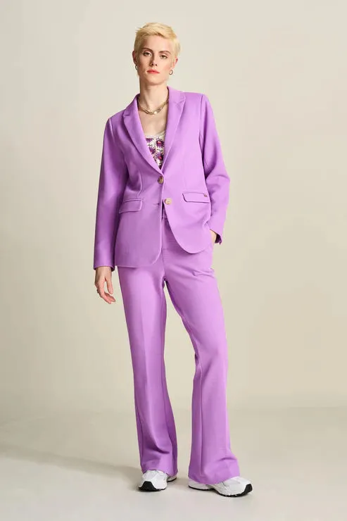 POM BLAZER | Pique Purple