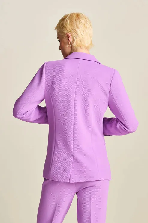 POM BLAZER | Pique Purple