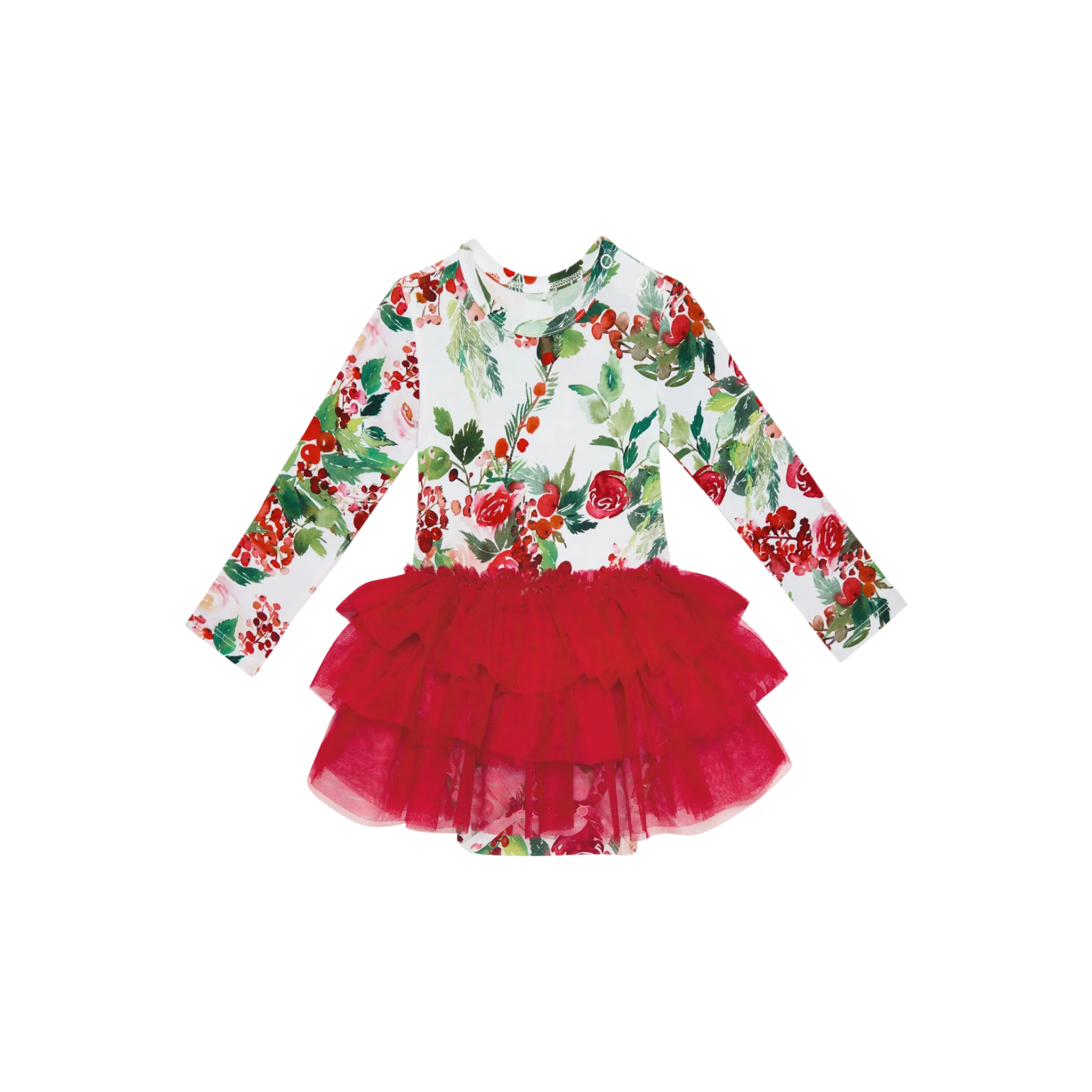 POS Beatrix Holiday Tulle Tutu Onsie Dress