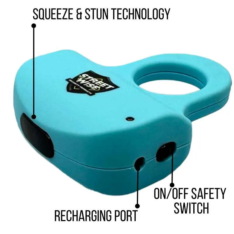 Sting Ring Stun Gun Runners Self Defense 18 Million Volts