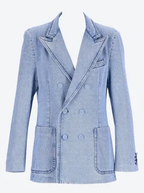Tight fitted double breasted blazer