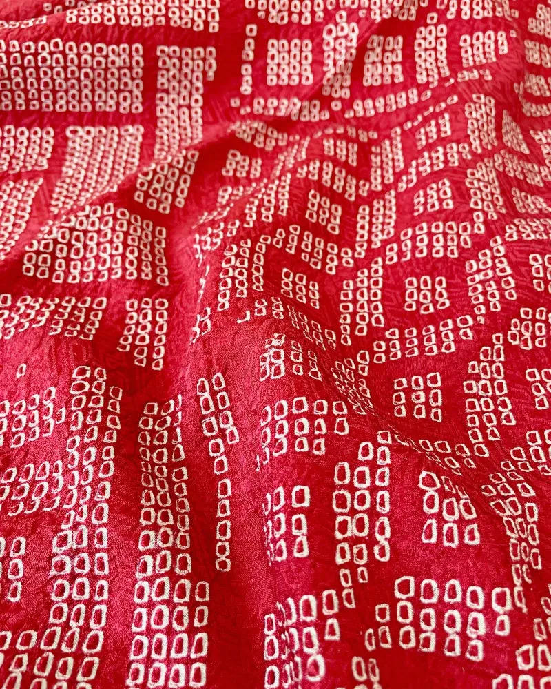Tradition pattern blocks Shibori Haori Kimono Jacket