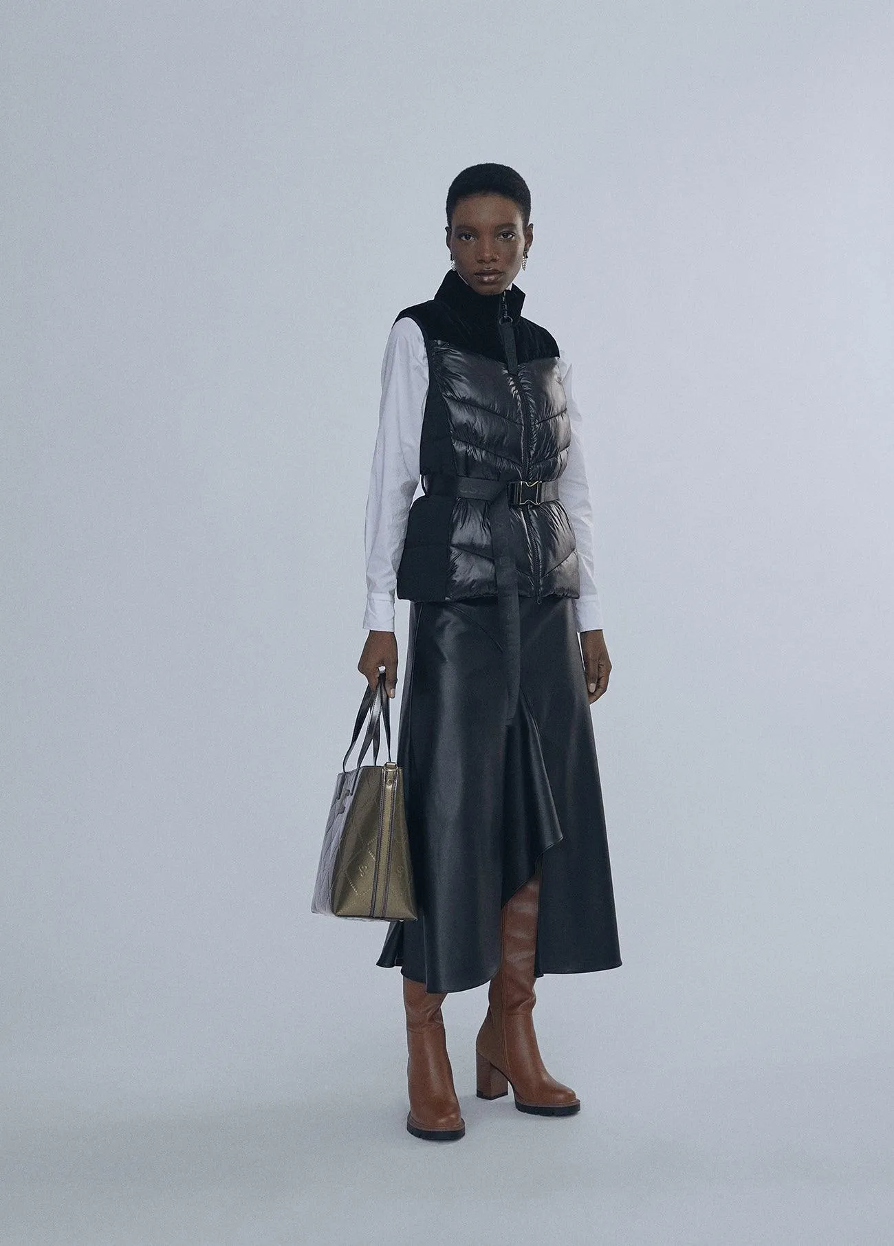 Velvet contrast waistcoat