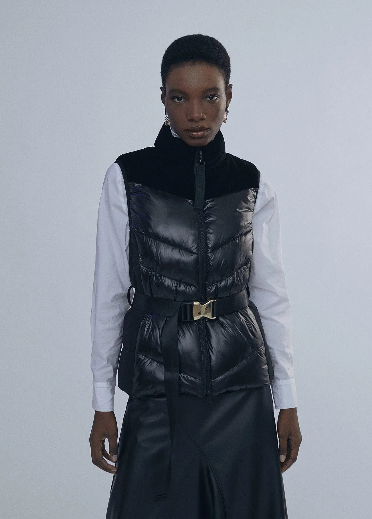 Velvet contrast waistcoat