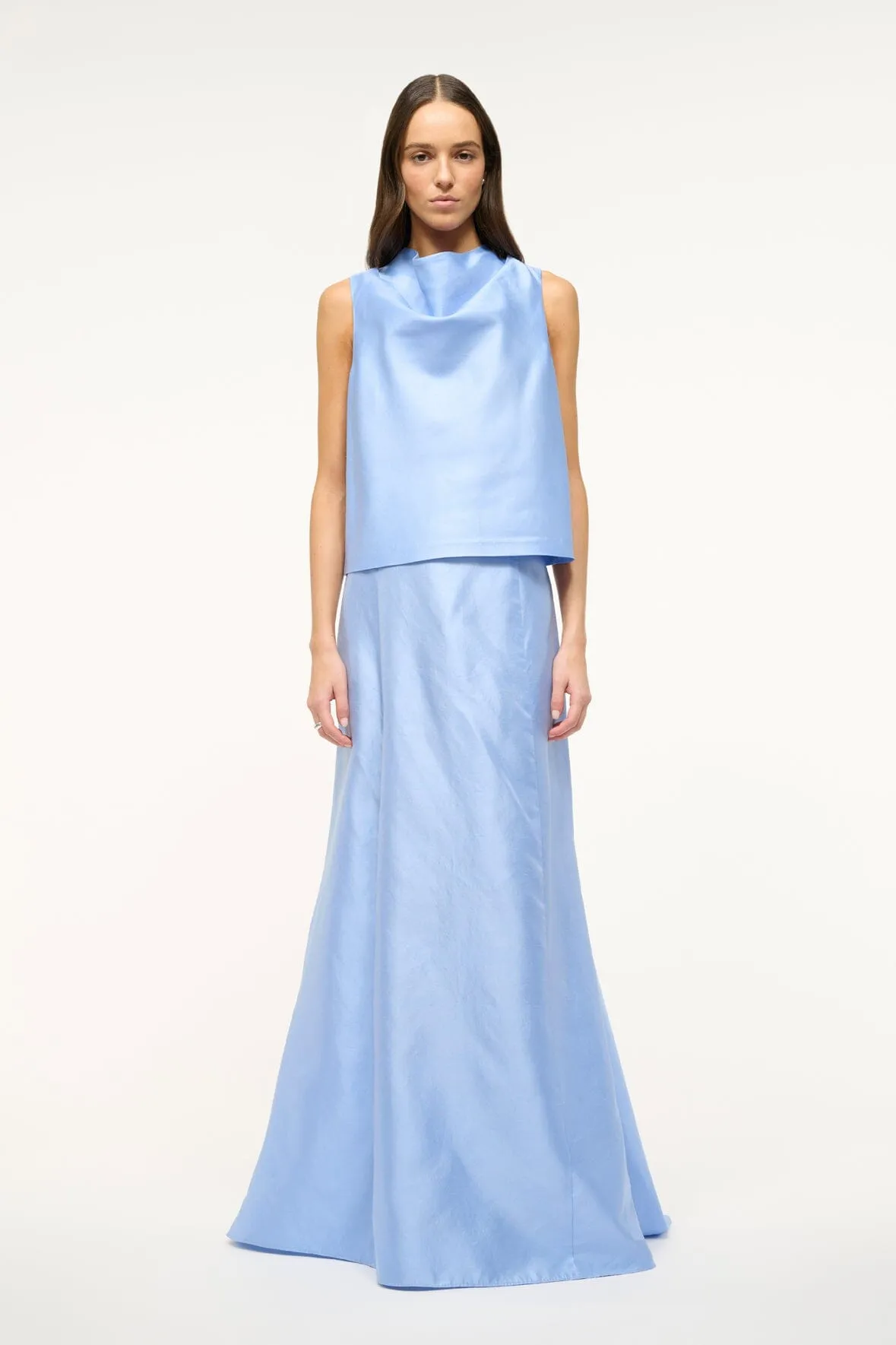 VINCENZO SKIRT | PERIWINKLE