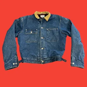 Vintage Polo Ralph Lauren wool lined denim jacket M