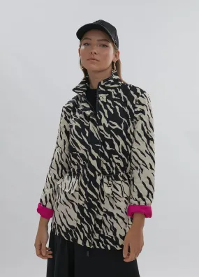 Zebra print coat