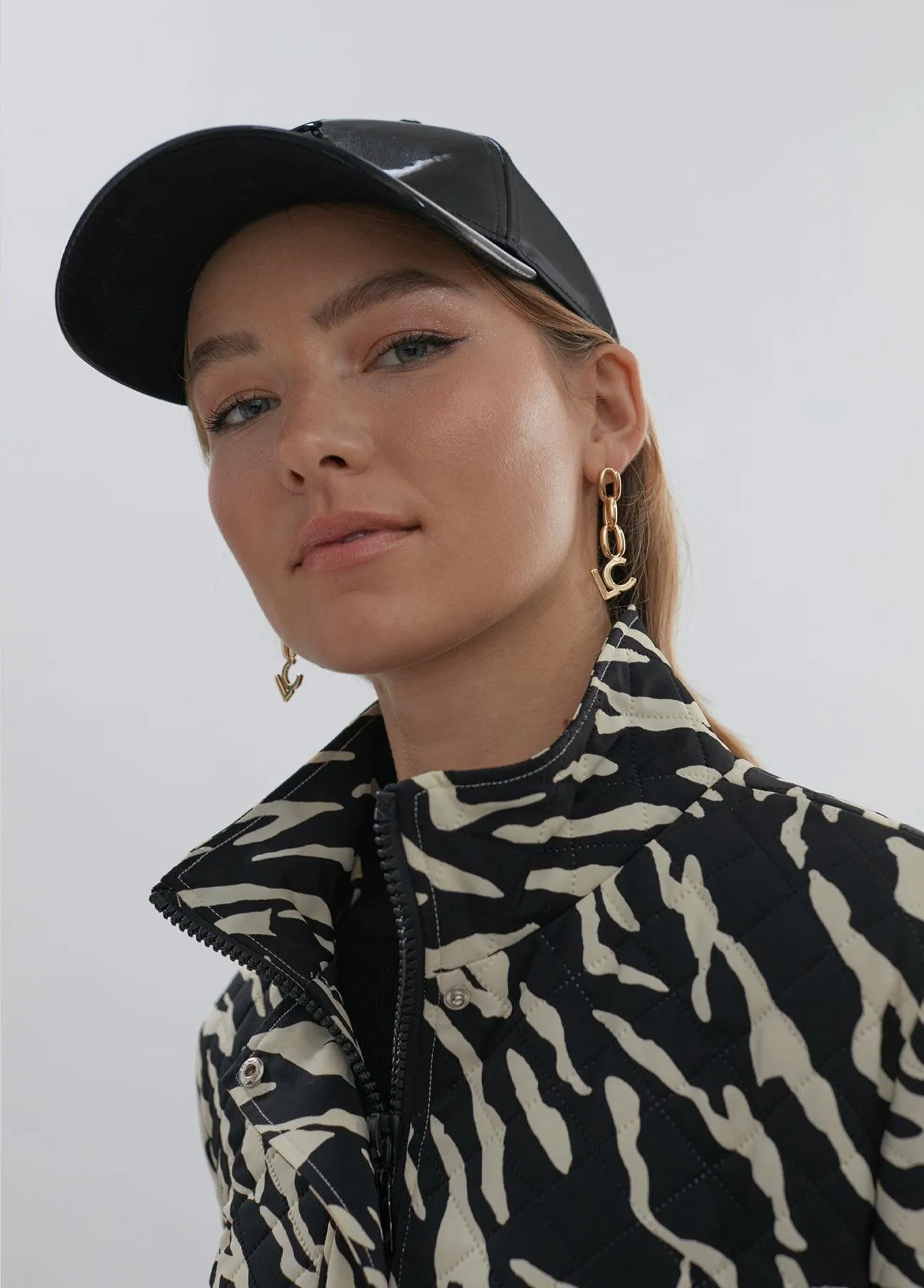 Zebra print coat